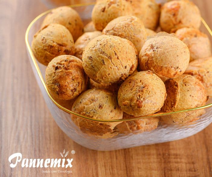 MINI PAO DE QUEIJO C/ CALABRESA KG (PCT 3 KG) (15G)