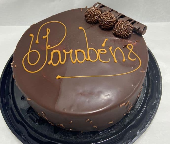 TORTA BRIGADEIRO PARABENS 1,100KG CX C/2