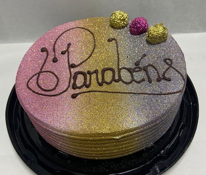 TORTA BRIGADEIRO COLORIDA 1,100KG CX C/2