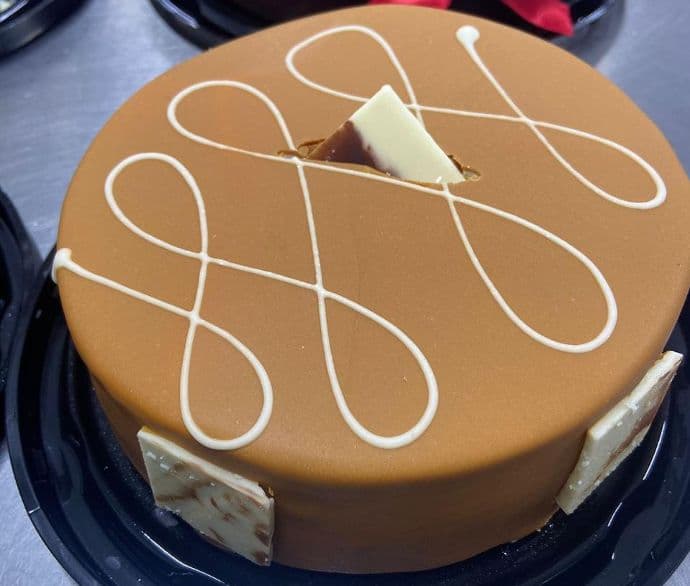 TORTA DOCE DE LEITE 0,600 KG CX C/4
